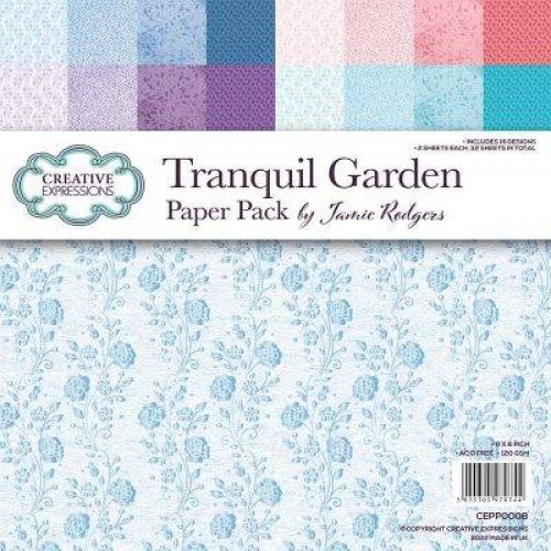 tranquil garden paper pack  - Jamie rodgers  CEPP0008